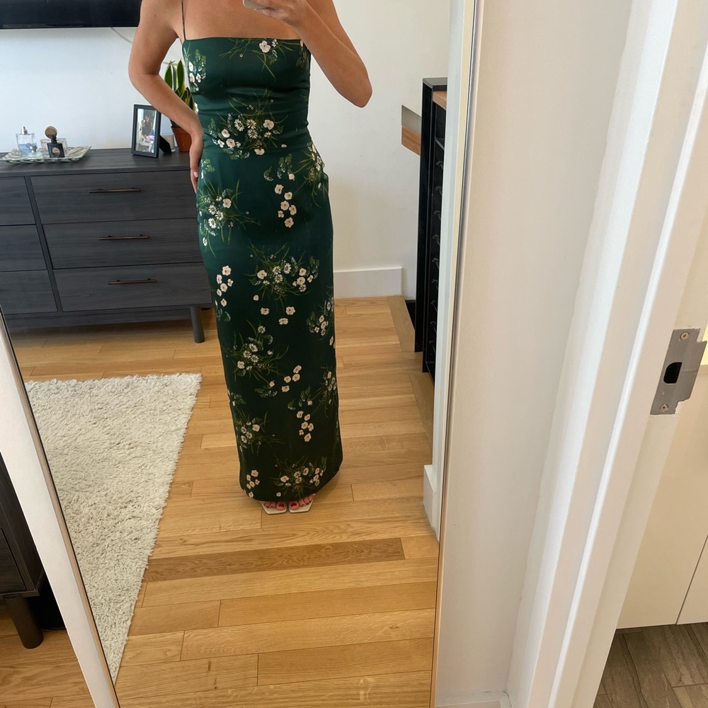 Reformation - Frankie Silk Dress